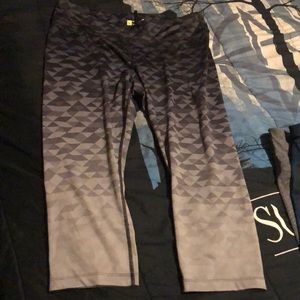 Black and grey leggings